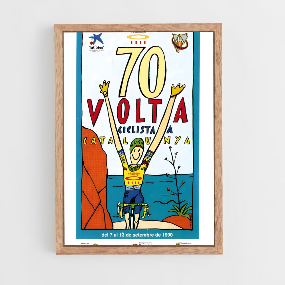 Poster Célébration Cycliste – affiche Cyclisme (vue 4)
